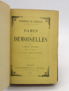 Dames et Demoiselles et Fables choisies