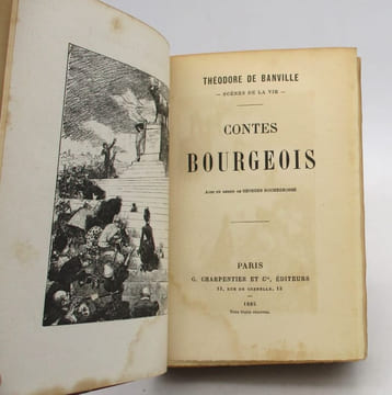 Contes bourgeois. BANVILLE (Théodore de)