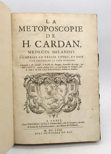 La Métoposcopie de H. Cardan