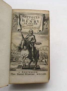 Histoire du roy Henry le Grand. HARDOUIN DE PÉRÉFIXE DE BEAUMONT (Paul Philippe)
