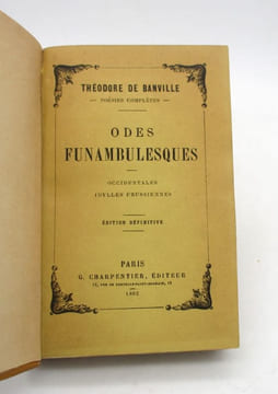 Poésies complètes - Odes funambulesques. BANVILLE (Théodore de)