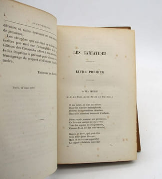 Poésies complètes - Les Cariatides. BANVILLE (Théodore de)