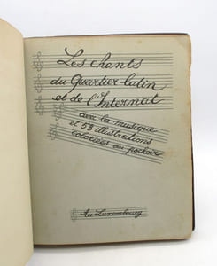 Les Chants du Quartier latin et de l'Internat
