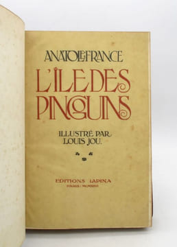 L'Île des pingouins. FRANCE (Anatole); JOU (Louis)