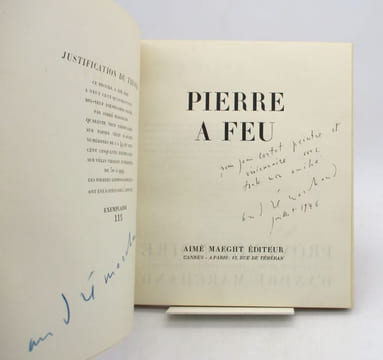 Pierre à feu. COLLECTIF, MARCHAND (André)