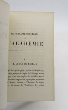 Les Quarantes médaillons de l'Académie. BARBEY D'AUREVILLY (J.)