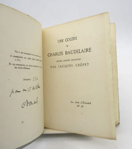 Une colère de Charles Baudelaire - Lettres inédites
