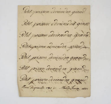 Pièce autographe signée. REGNAULT (A.-G. Henri)