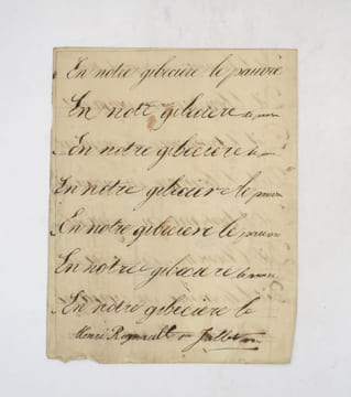 Pièce autographe signée. REGNAULT (A.-G. Henri)