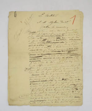 La Révolution : manuscrit autographe signé Jacques Vingtras. VINGTRAS (JACQUES) [VALLÈS (Jules)]