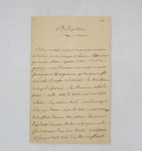 De la patience : manuscrit autographes signé