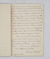 De la patience : manuscrit autographes signé