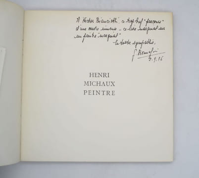 Henri Michaux peintre. BONNEFOI (Geneviève)