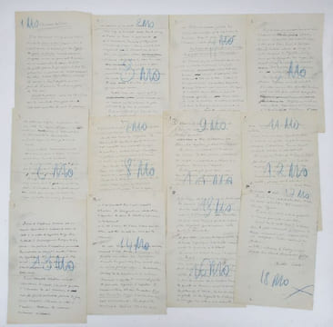 Courrier de Paris : manuscrit autographe signé. SCHOLL (Aurélien)