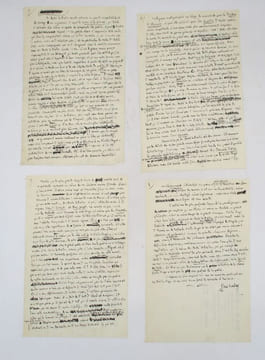 [Critique des Lettres à la fiancée de André Le Breton] : manuscrit autographe signé. SOUDAY (Paul)