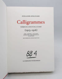 Calligrammes : Poèmes de la paix et de la guerre (1913-1916)