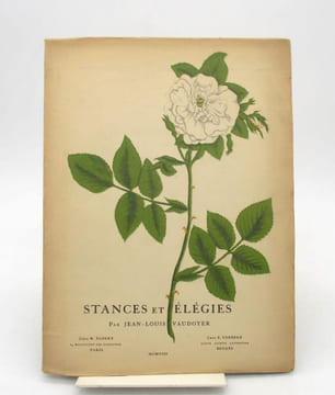 Stances et Élégies. VAUDOYER (Jean-Louis)
