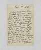 Lettre autographe sign&eacute;e. THIERS (Adolphe)