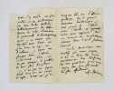 Lettre autographe sign&eacute;e. THIERS (Adolphe)