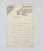 Lettre autographe sign&eacute;e. AMP&Egrave;RE (Jean-Jacques)