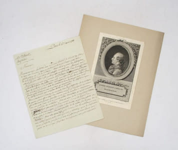 Lettre allographe signée