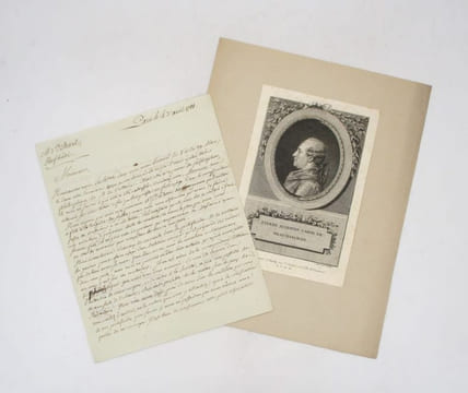 Lettre allographe signée. BEAUMARCHAIS (Pierre-Augustin Caron de)