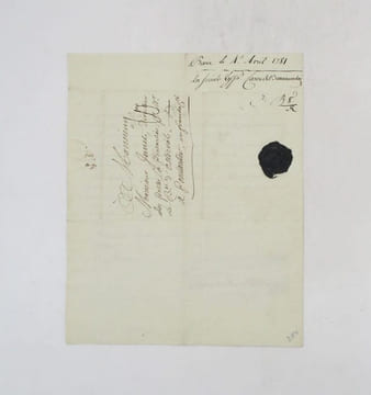 Lettre allographe signée. BEAUMARCHAIS (Pierre-Augustin Caron de)