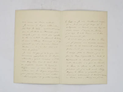 Lettre autographe signée