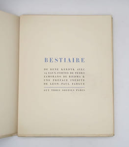 Bestiaire