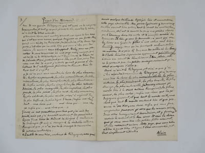 Propos d'un Normand : manuscrit autographe signé