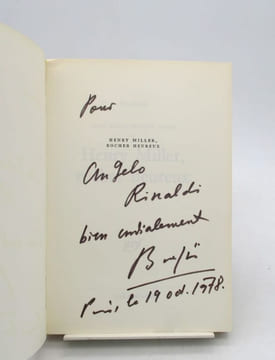 Henry Miller, Rocher heureux - Henry Miller grandeur nature II. MILLER (Henry); BRASSAÏ