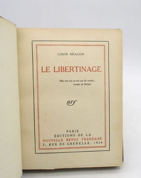 Le Libertinage. ARAGON (Louis)