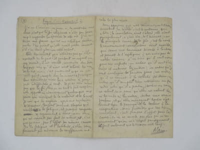 Propos d'un Normand : manuscrit autographe signé