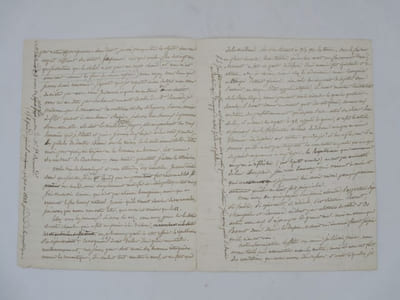 Lettre autographe signée