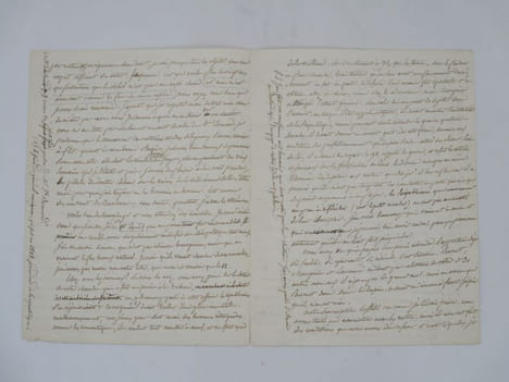 Lettre autographe signée. BÉRANGER (Pierre-Jean)