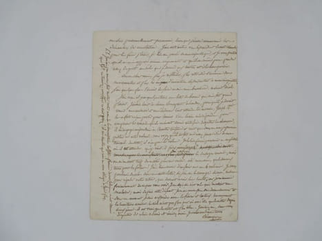 Lettre autographe signée. BÉRANGER (Pierre-Jean)