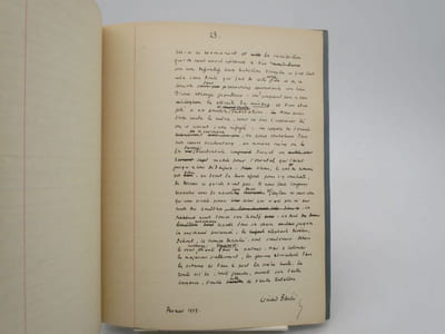 Ceylan l'île sacrée : manuscrit autographe signé