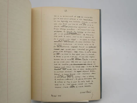 Ceylan l'île sacrée : manuscrit autographe signé. BAÜER (Gérard)