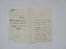 Lettre autographe sign&eacute;e. MICHELET (Jules)