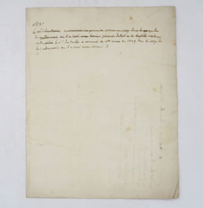 Lettre autographe signée