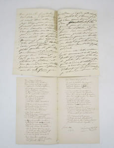 Lettre autographe signée