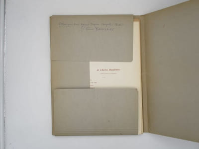 Ensemble de 14 grands formats musicaux de poèmes de Baudelaire