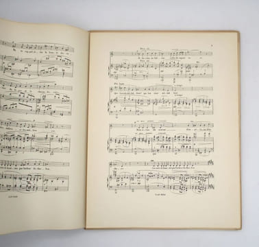 Ensemble de 14 grands formats musicaux de poèmes de Baudelaire. BAUDELAIRE (Charles)