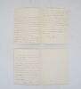 Lettre autographe sign&eacute;e. SARCEY (Francisque)