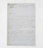 Lettre autographe sign&eacute;e. MONTALEMBERT (Charles Forbes, comte de)