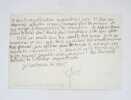 Lettre autographe sign&eacute;e. LOUS (Pierre)