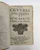 Les Oeuvres burlesques de Mr Scarron d&eacute;di&eacute;es &agrave; sa chienne. SCARRON (Paul)