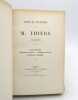 Notes et Souvenirs de M. Thiers 1870-1873. THIERS (Adolphe)