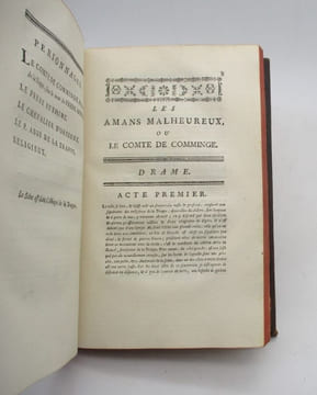 Le Comte de Comminge, ou les Amans malheureux. ARNAUD (François-Thomas-Marie de BACULARD D')