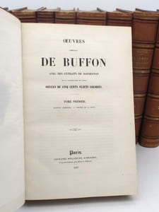 Oeuvres complètes de Buffon avec des extraits de Daubenton et la classification de Cuvier